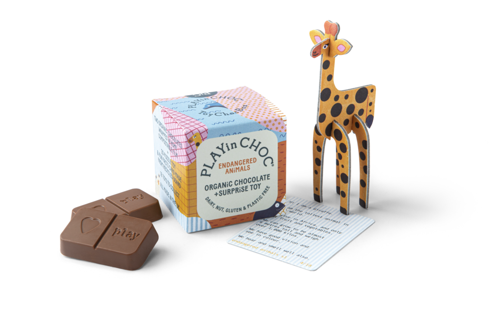 PLAYin CHOC organic dairy free chocolate